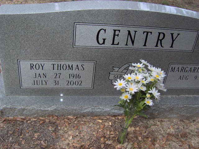 Headstone for Gentry, Roy Thomas